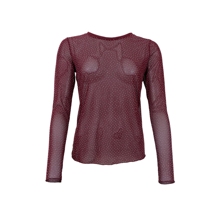 Bcalexis mesh bluse - Plum