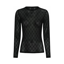 Hype the detail mesh bluse - Black