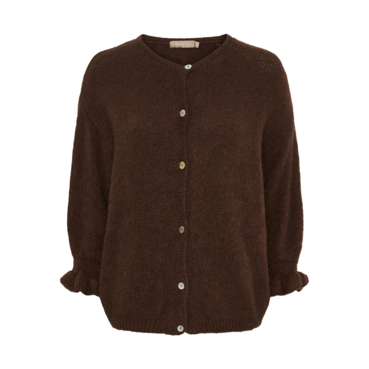 Mdcjuliana cardigan - Choco