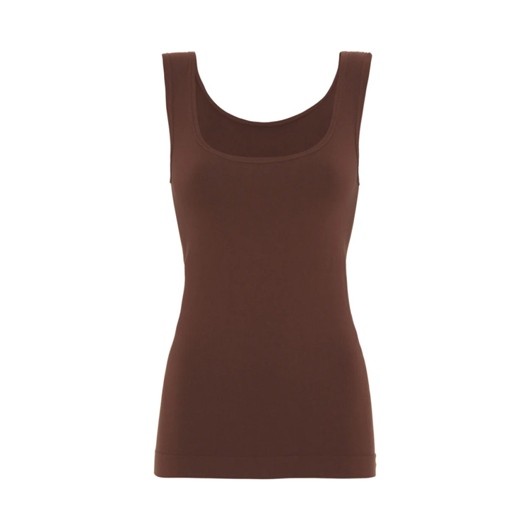 Ellen tank top - Cioccolato