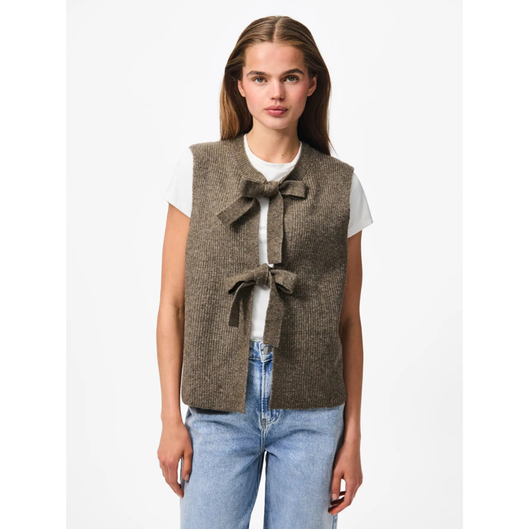 Pcsilly vest - Morel