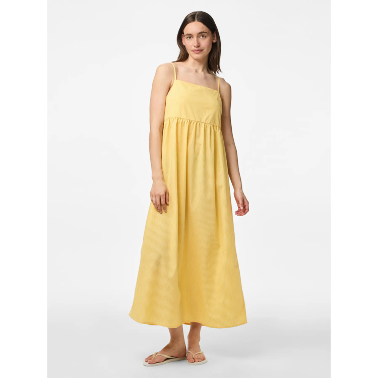 Pcfeline kjole - Sunset gold/cloud dancer