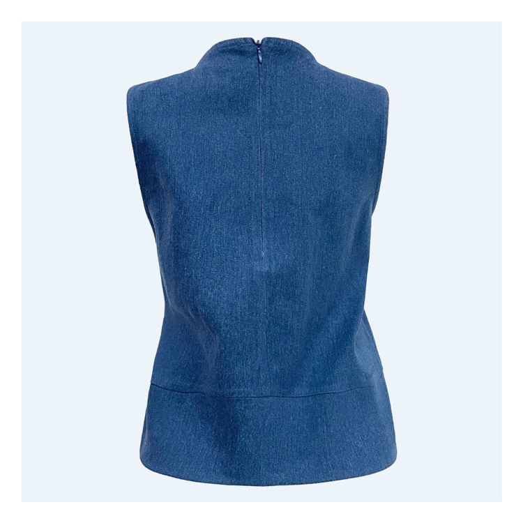 Asta top - Blue denim