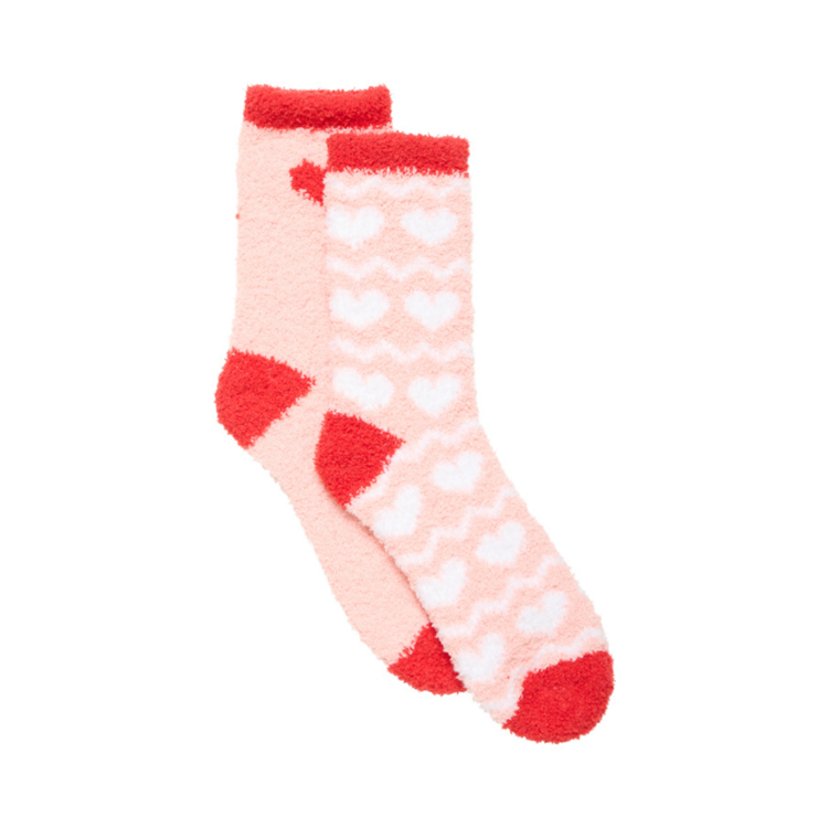 Fxkafine 2 pak strømper - Red art