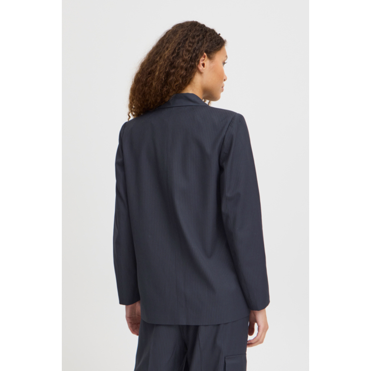 Pzlizette blazer - Dark sapphire pin striped