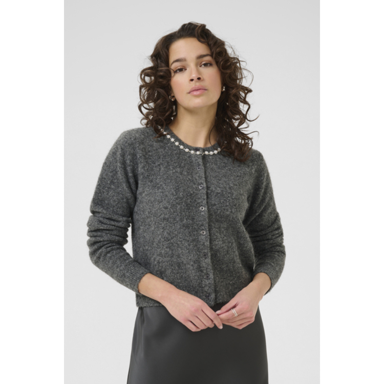Karoxy cardigan - Grey melange