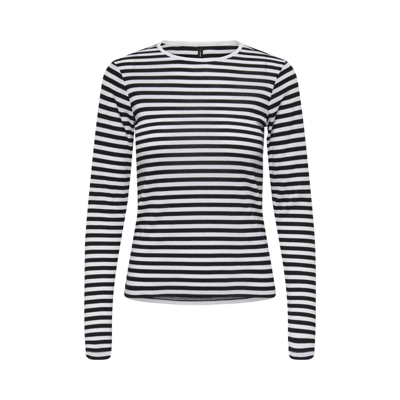 Onlelli bluse - Black/white