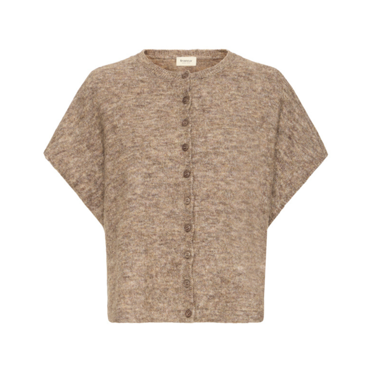 Frsanny vest - Cocoa melange