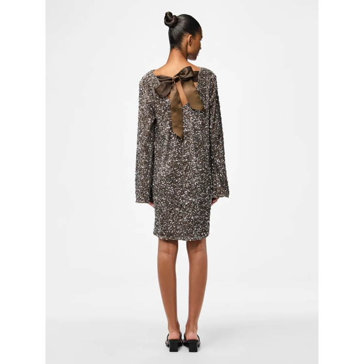 Pckam kjole - Morel/silver seq