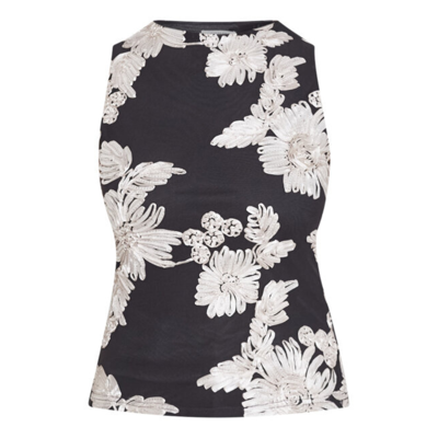 Sis top - Black/champange