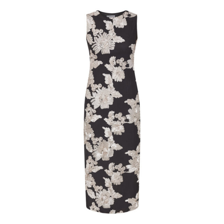 Sis kjole - Black/champagne