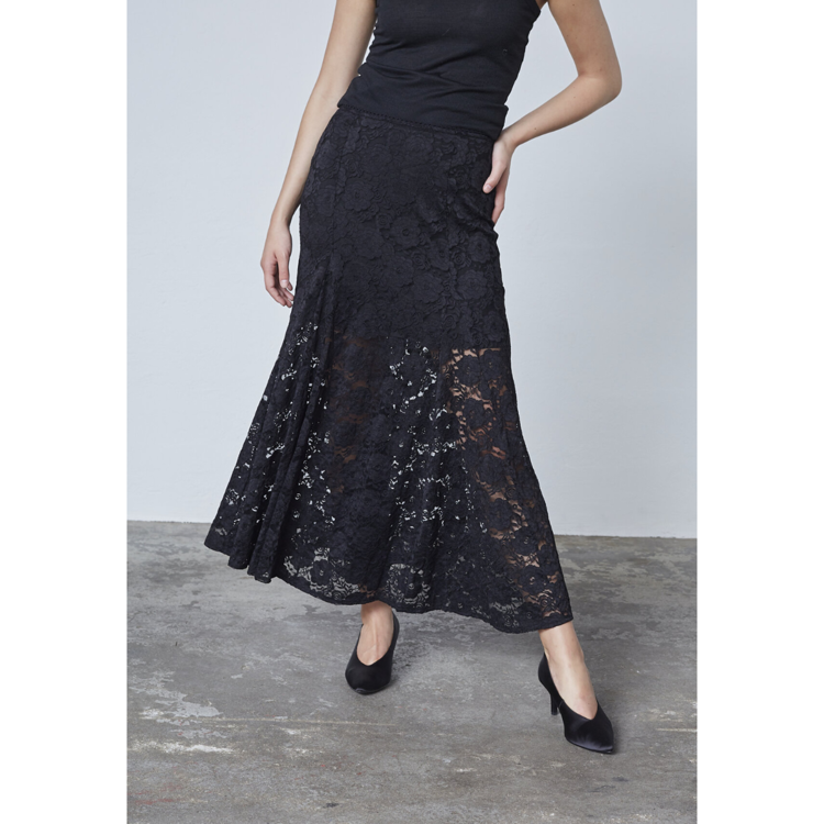 Love1346 nederdel - Black