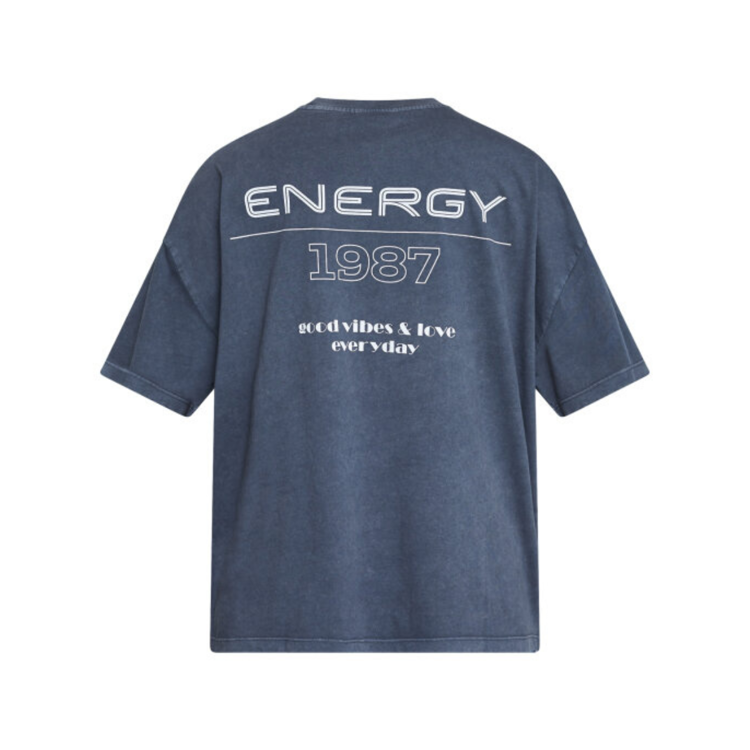 Love1455 t-shirt - Grey wash