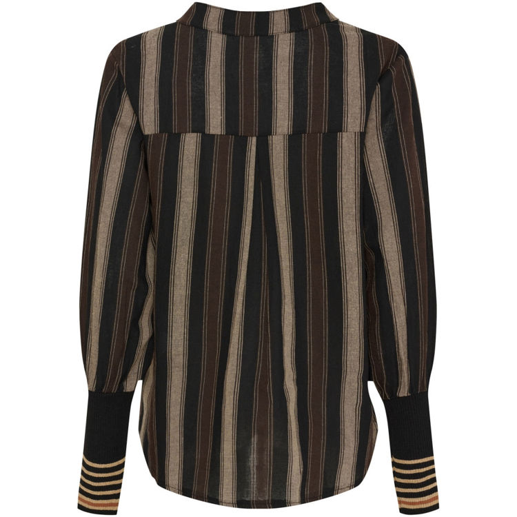 Mdcpeyton skjorte - Black/camello2