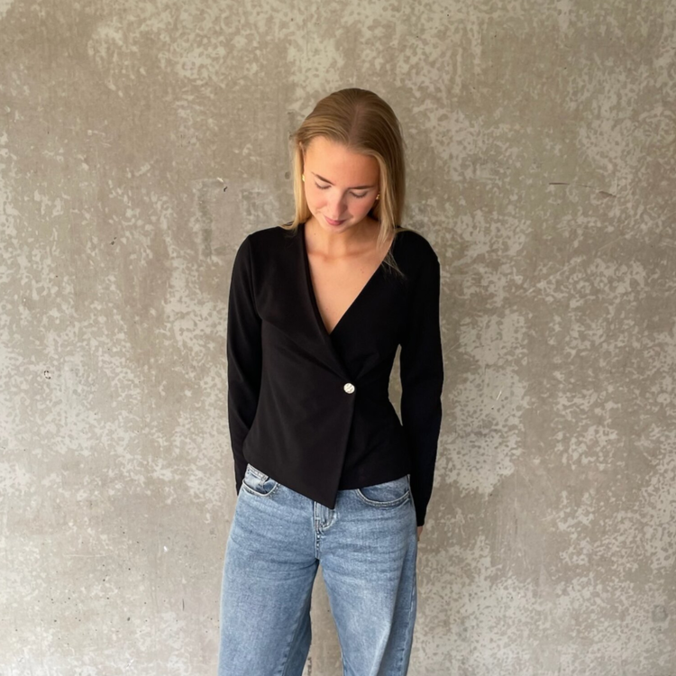 Gevela bluse - Black