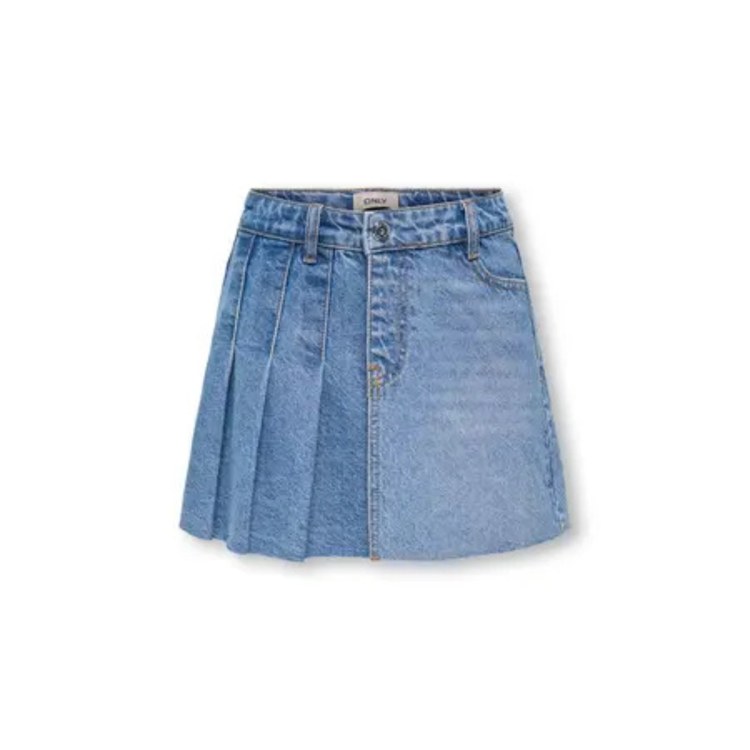 Kogkadie nederdel - Light blue denim