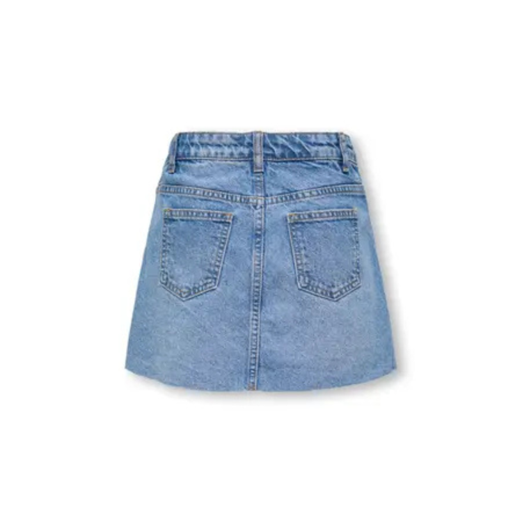 Kogkadie nederdel - Light blue denim