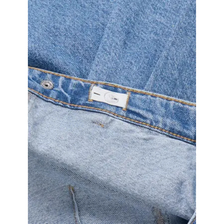 Kogkadie nederdel - Light blue denim