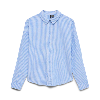 Vmlinn skjorte - Marina/white