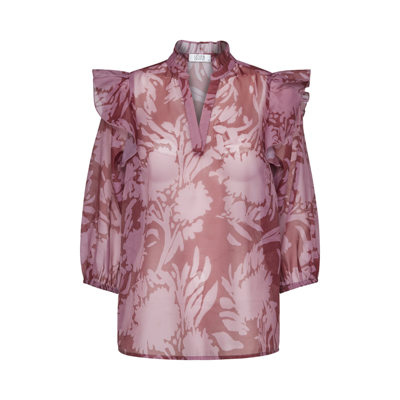 Love1342 bluse - Blush comb