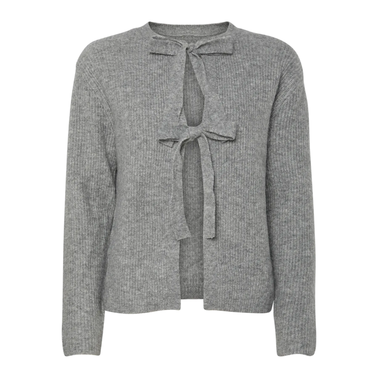 Pcsilly cardigan - Medium grey melange