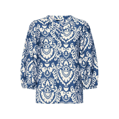 Frlili bluse - Navy blazer