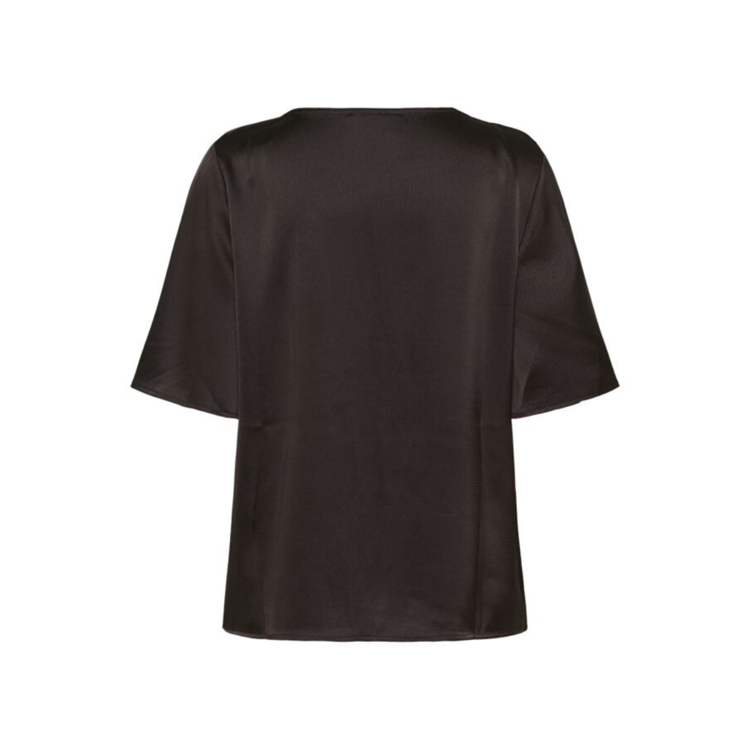 Kalotte bluse - Black coffee