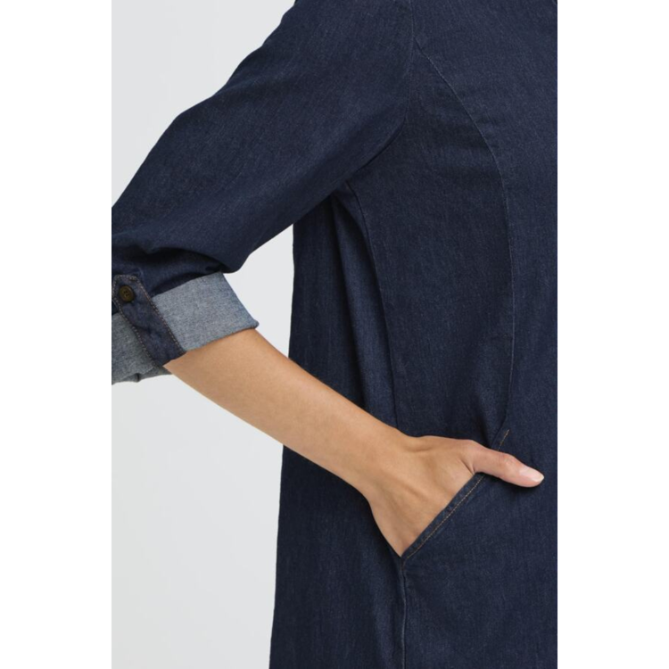 Frchicago kjole - Raw blue denim