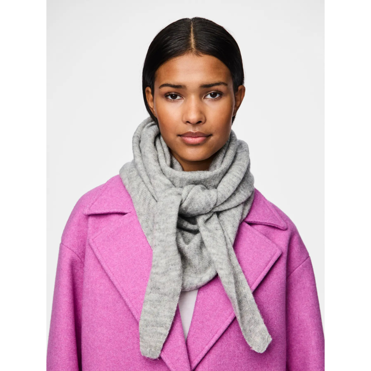Pcjuliana tørklæde - Light grey melange