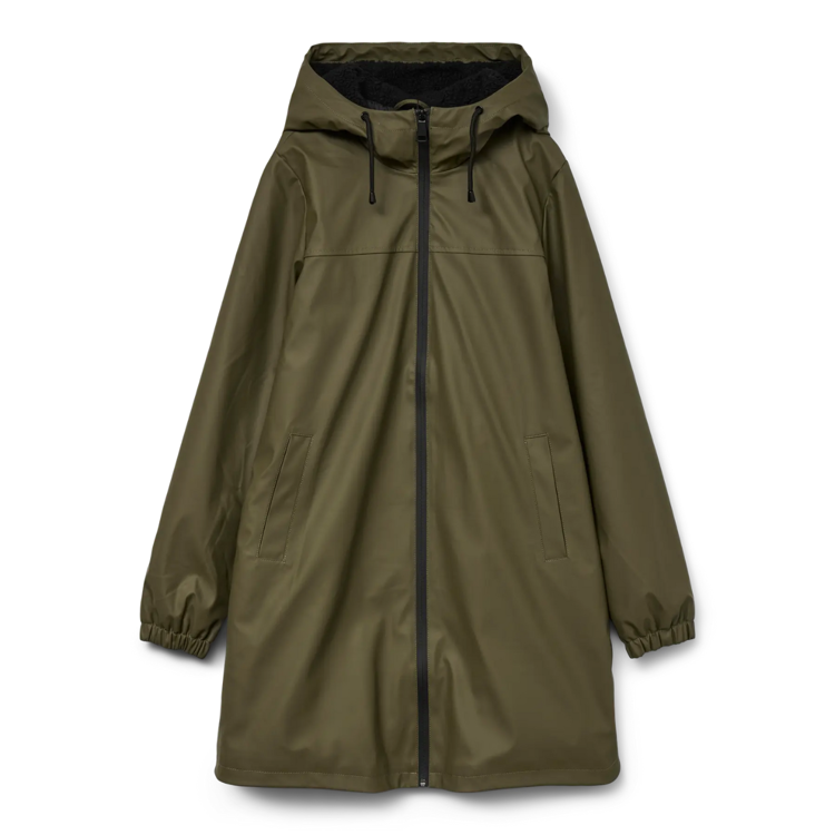 Vmasta teddy coated jakke - Grape leaf