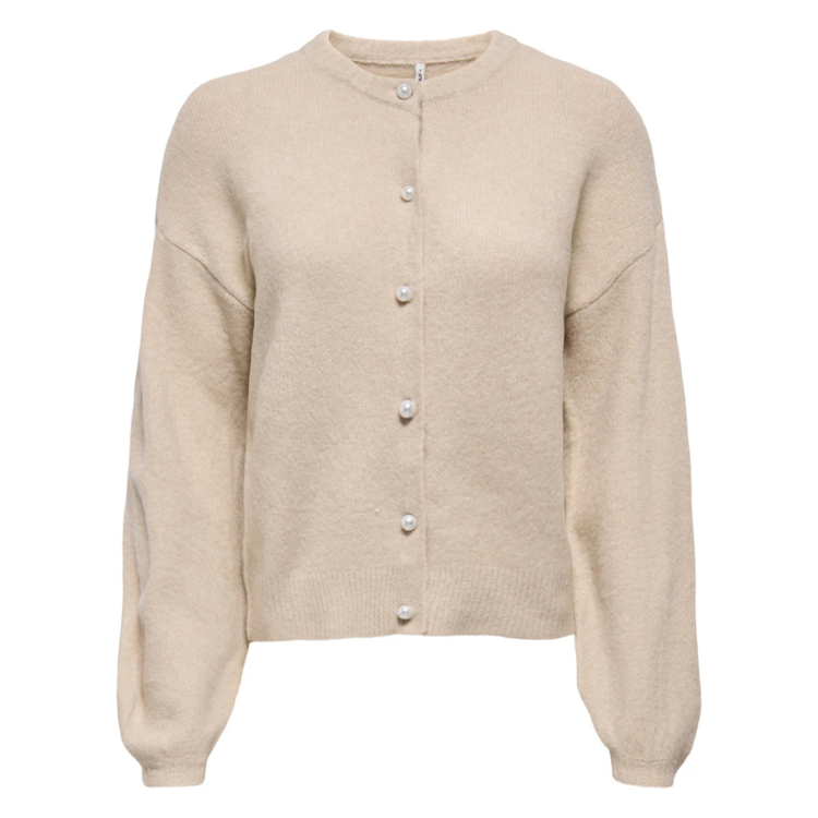 Onlisabella cardigan - Pumice stone/mleange