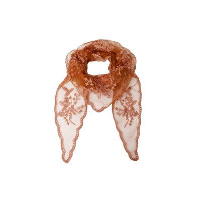 Bcmiriana lace scarf - Tobacco