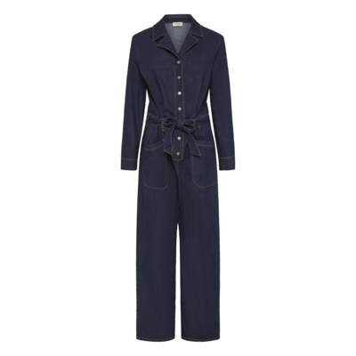 Frchicago buksedragt - Raw blue denim