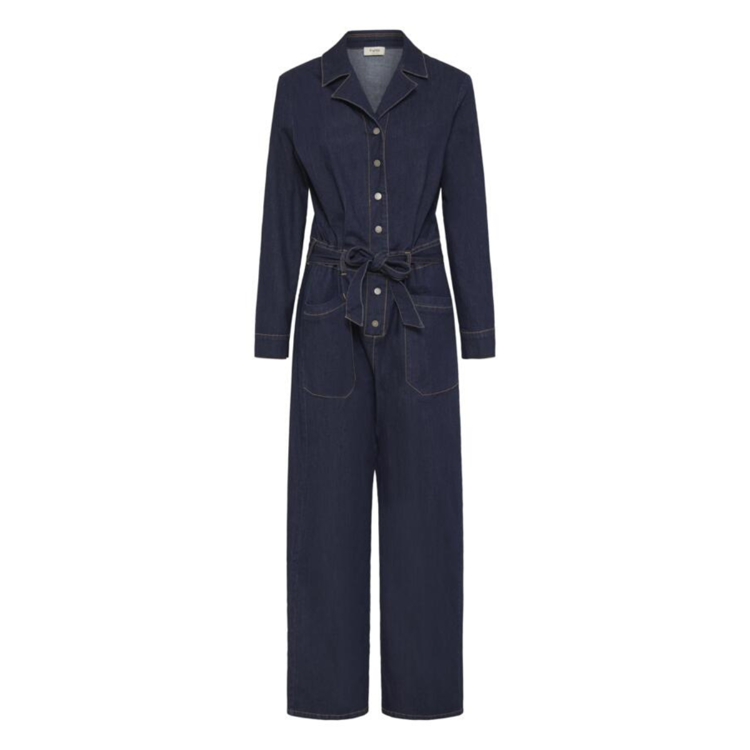 Frchicago buksedragt - Raw blue denim