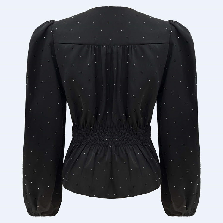 Tiki bluse - Black diamond