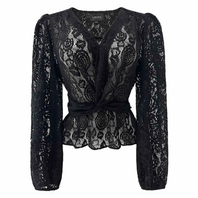Tiki bluse - Black lace