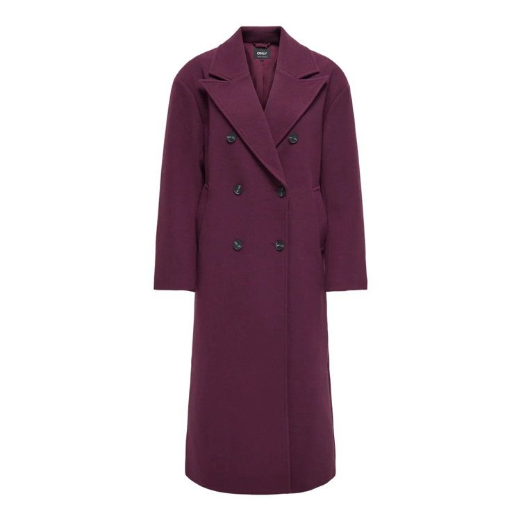 Onlblake frakke - Mauve wine