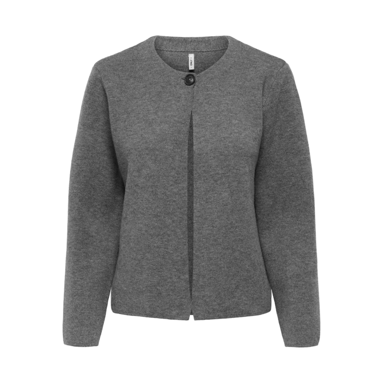 Onlanneli cardigan - Medium grey melange