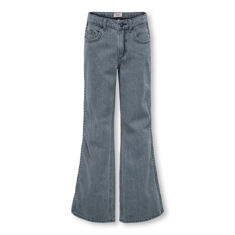 Kogjuicy braid jeans - Medium grey denim
