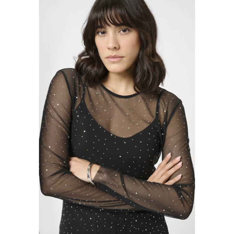 Kastinna t-shirt - Black deep