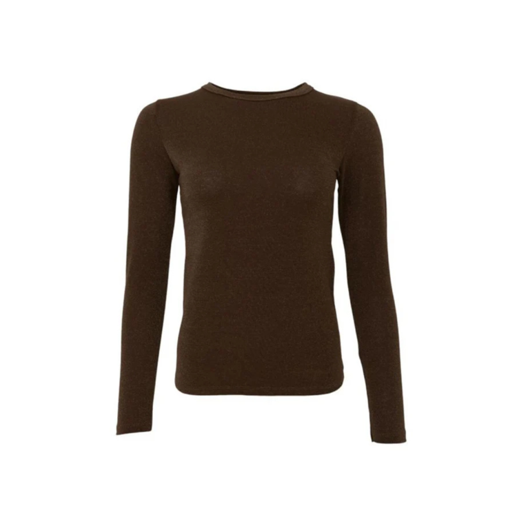 Bcfaye mesh bluse - Chocolate