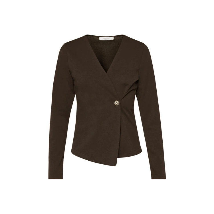 Gevela bluse - D. chocolate