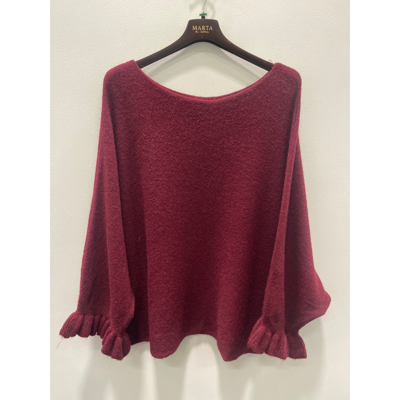 Mdcelderflower strikbluse - Bordeaux