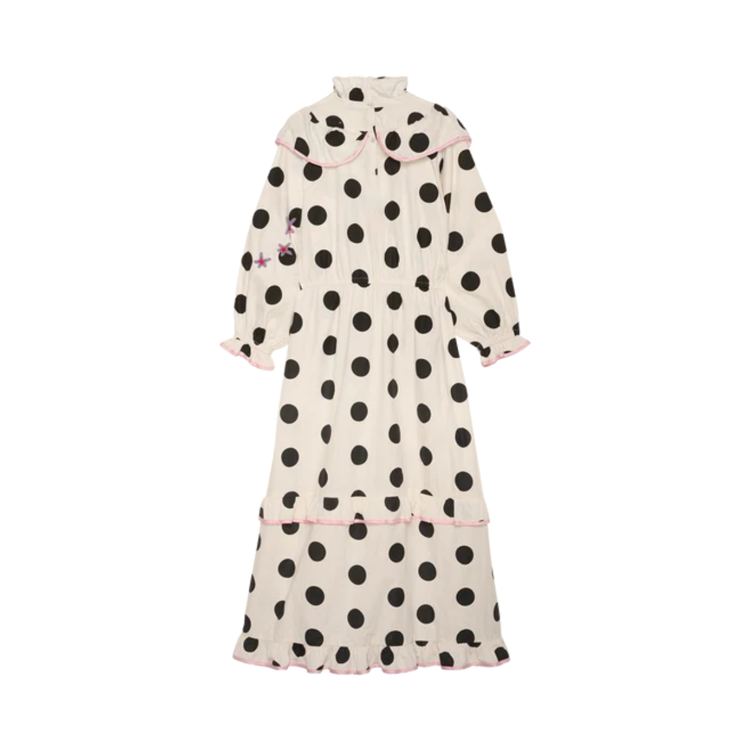 Diana kjole - Black dot