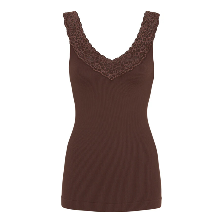 Miriam top - Cioccolato