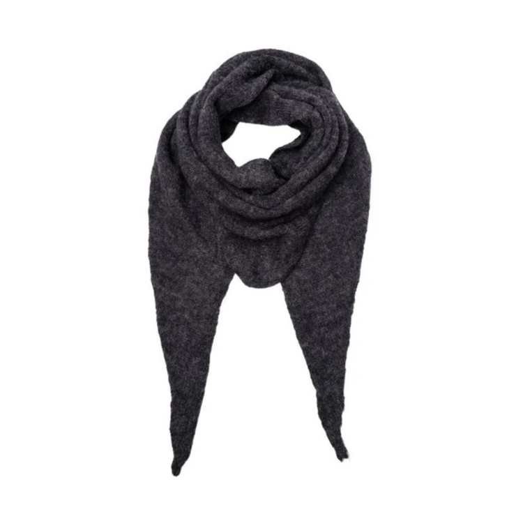 Bcdell scarf - Dk. grey melange