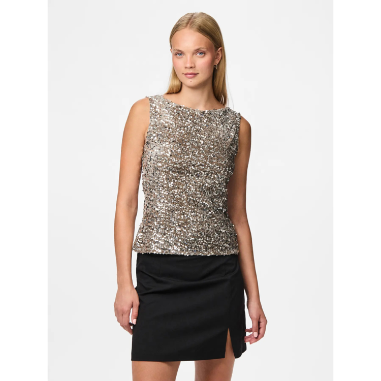 Pckam top - Morel silver