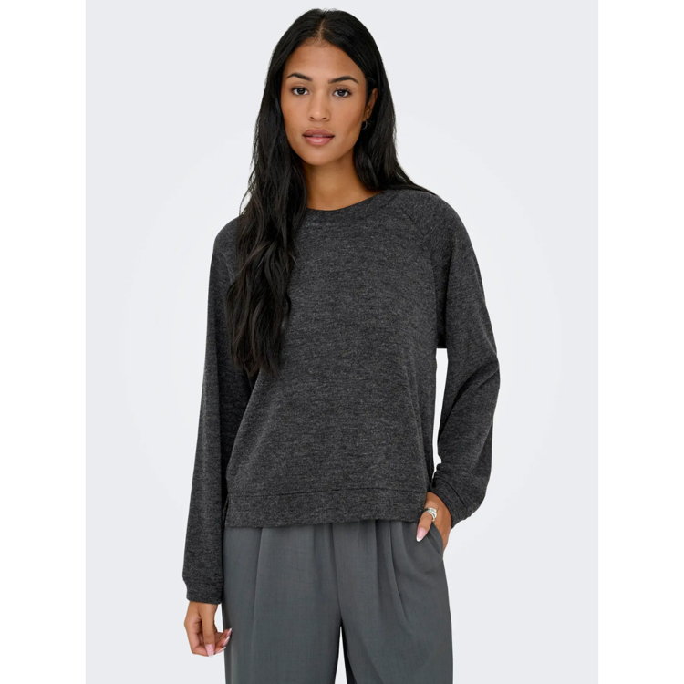 Onlkaya strik - Dark grey melange