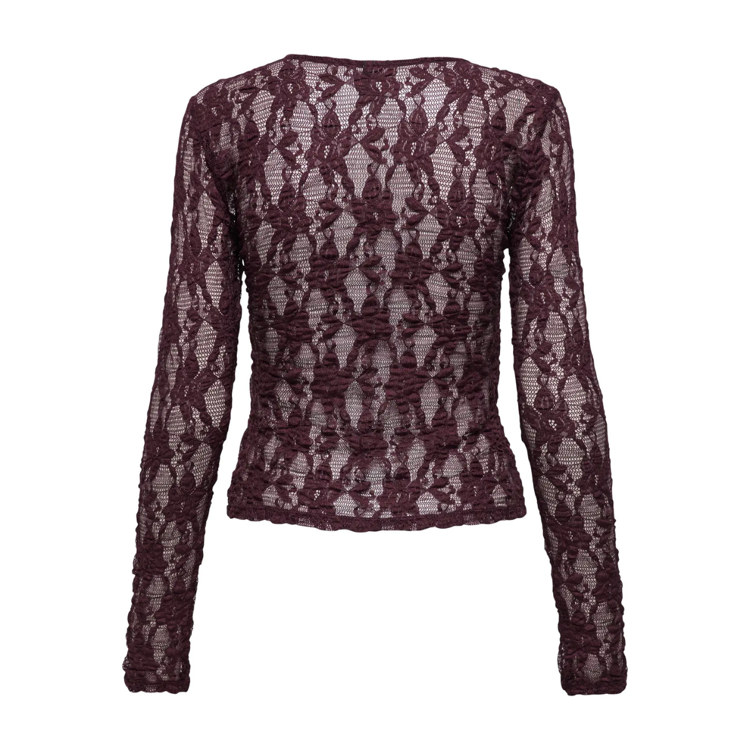 Onlalba bluse - Decadent chocolate