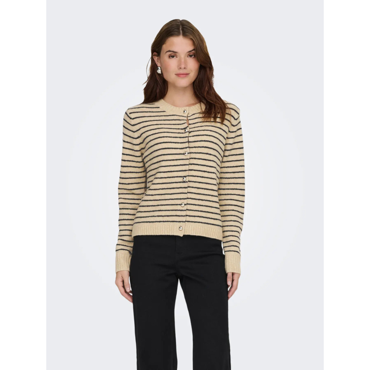 Onlchester cardigan -  Humus/night sky